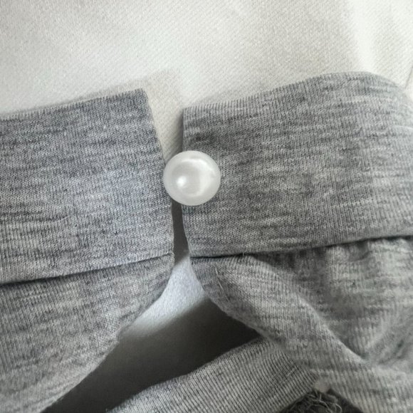 Gray Halter Neck Romper - Picture 5 of 6